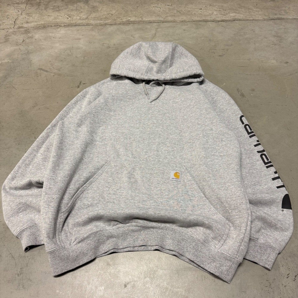 Gray Carhartt Loose Fit Hoodie